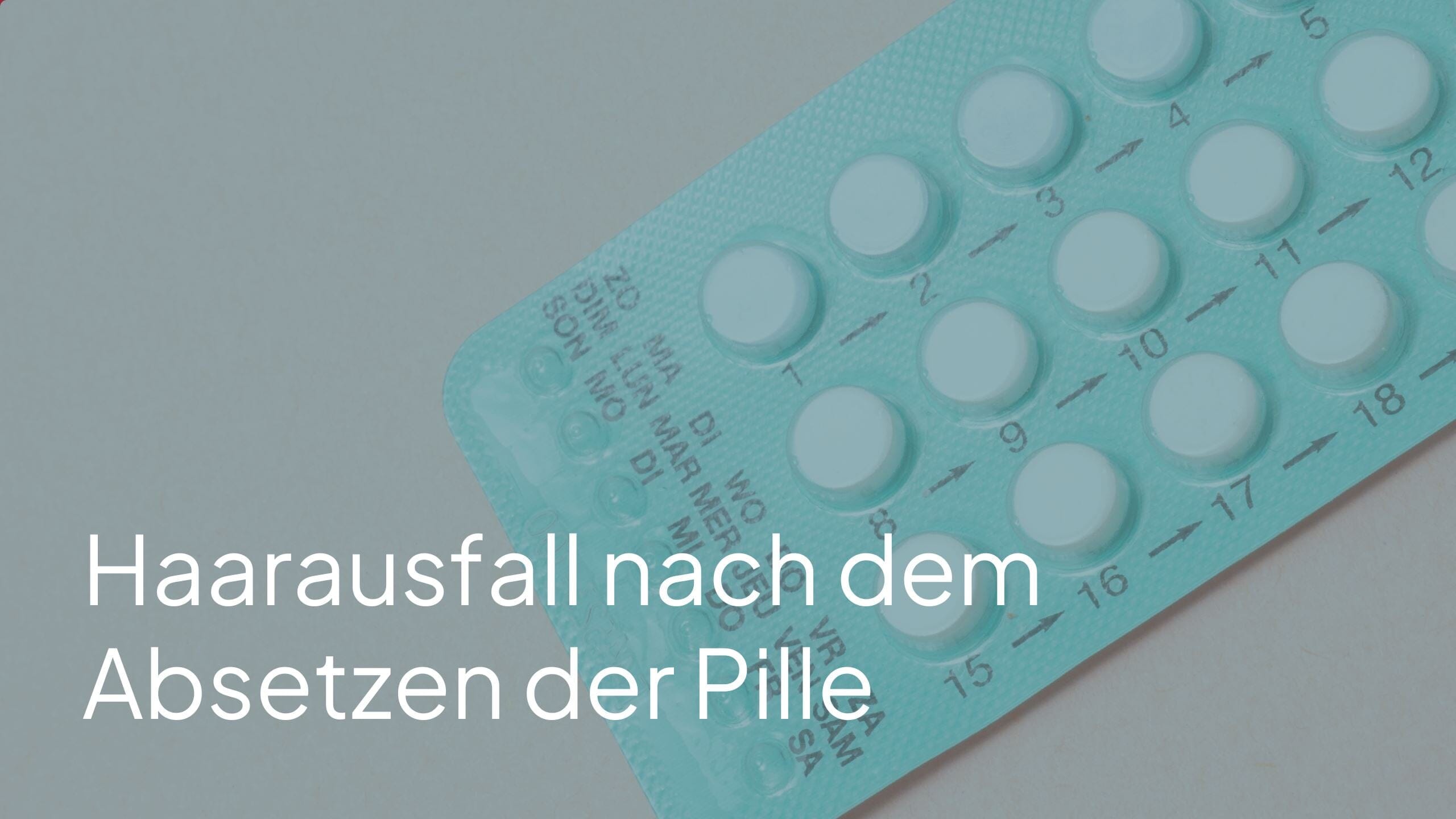 Wunderschne Haarausfall Nach Absetzen Der Pille Bild