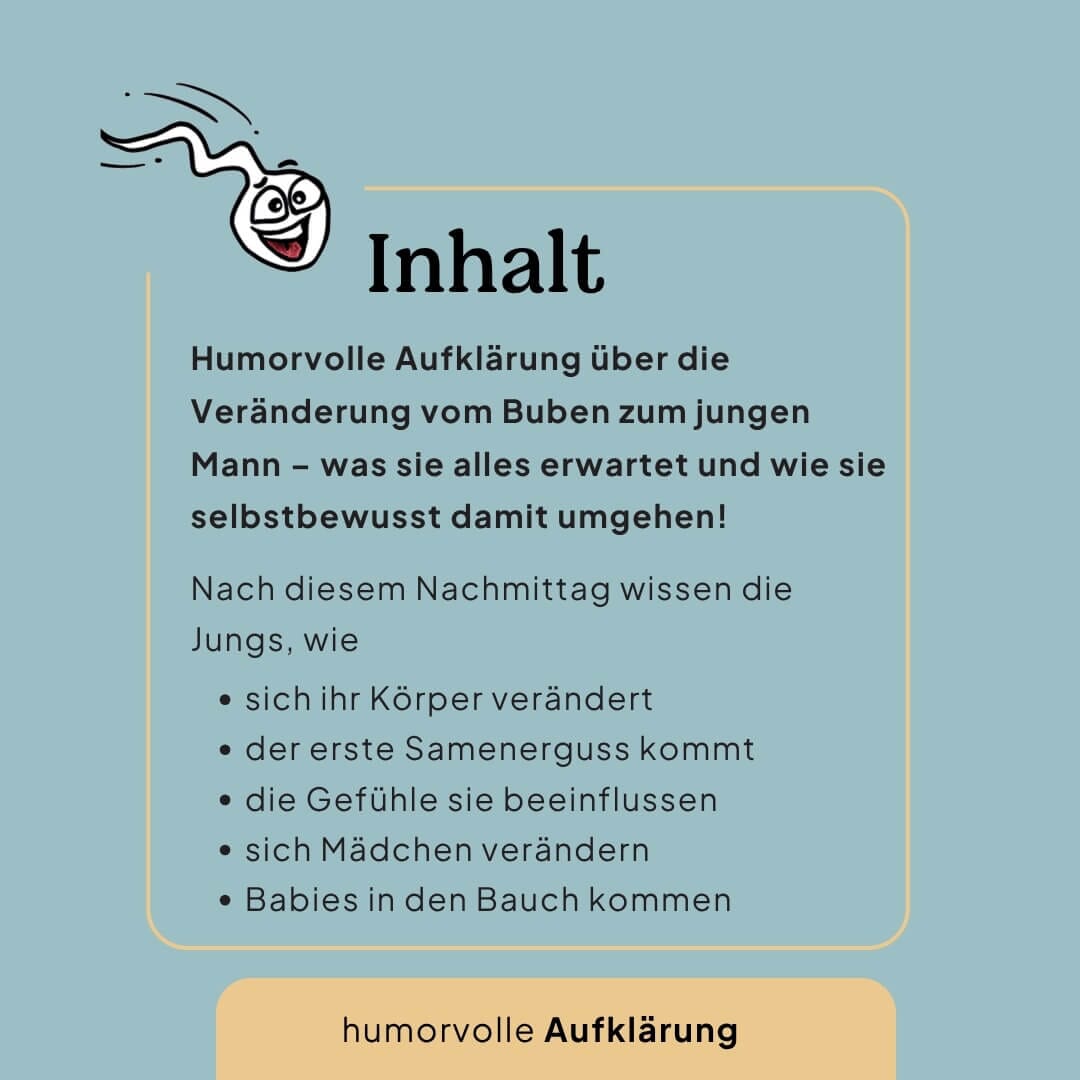 18.03.2026 Aufklärung für Jungs 10-12, Dürnten Kurs Ladyplanet