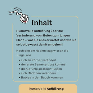 18.03.2026 Aufklärung für Jungs 10-12, Dürnten Kurs Ladyplanet