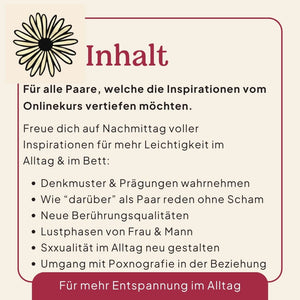 29.11.2025 Happy Sex Inspiration für Paare, Dürnten Kurs Ladyplanet