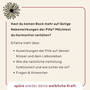 31.03.2025 online natürliche Verhütung Kurs Ladyplanet