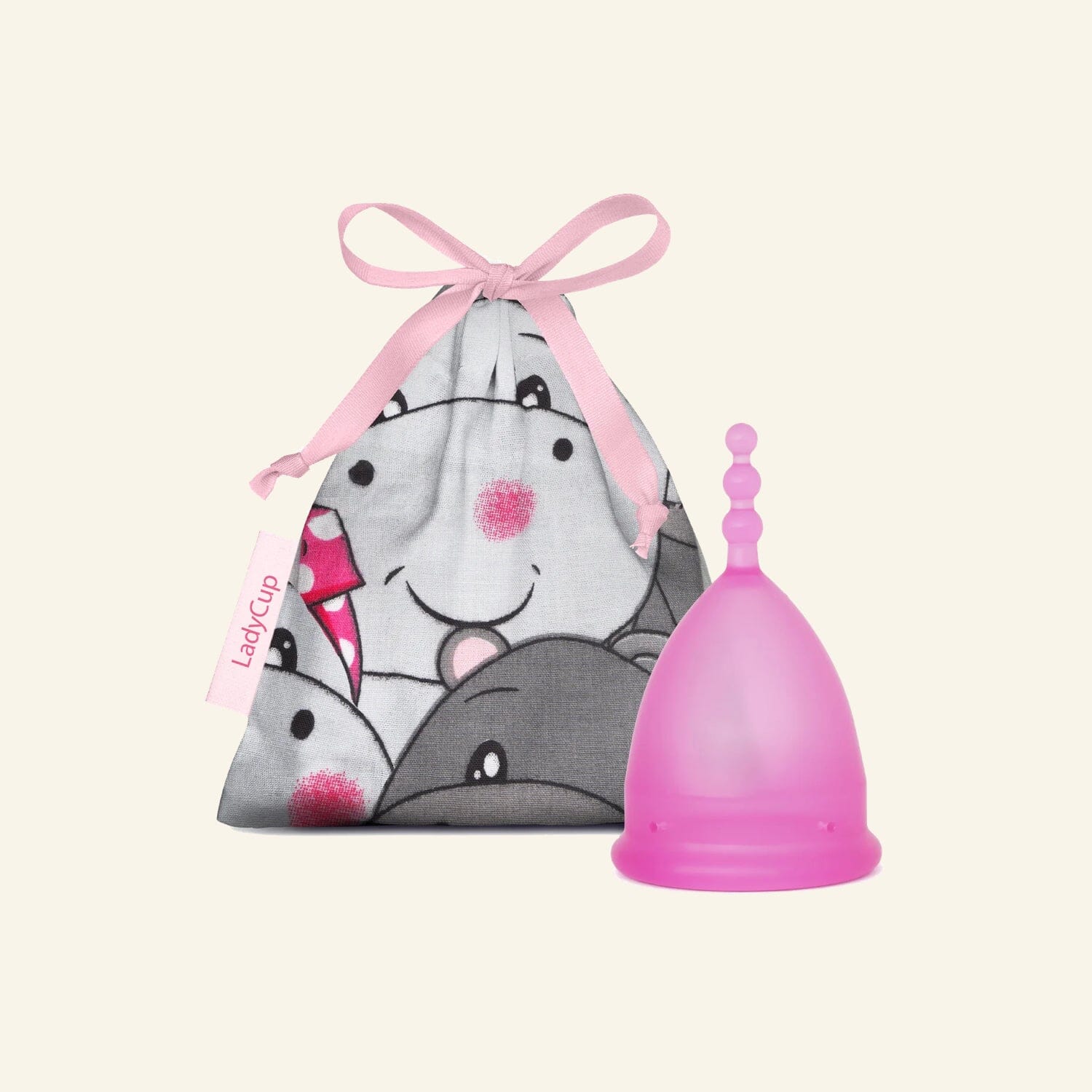 LadyCup Menstruationstasse Small Cups Ladyplanet CH Pink