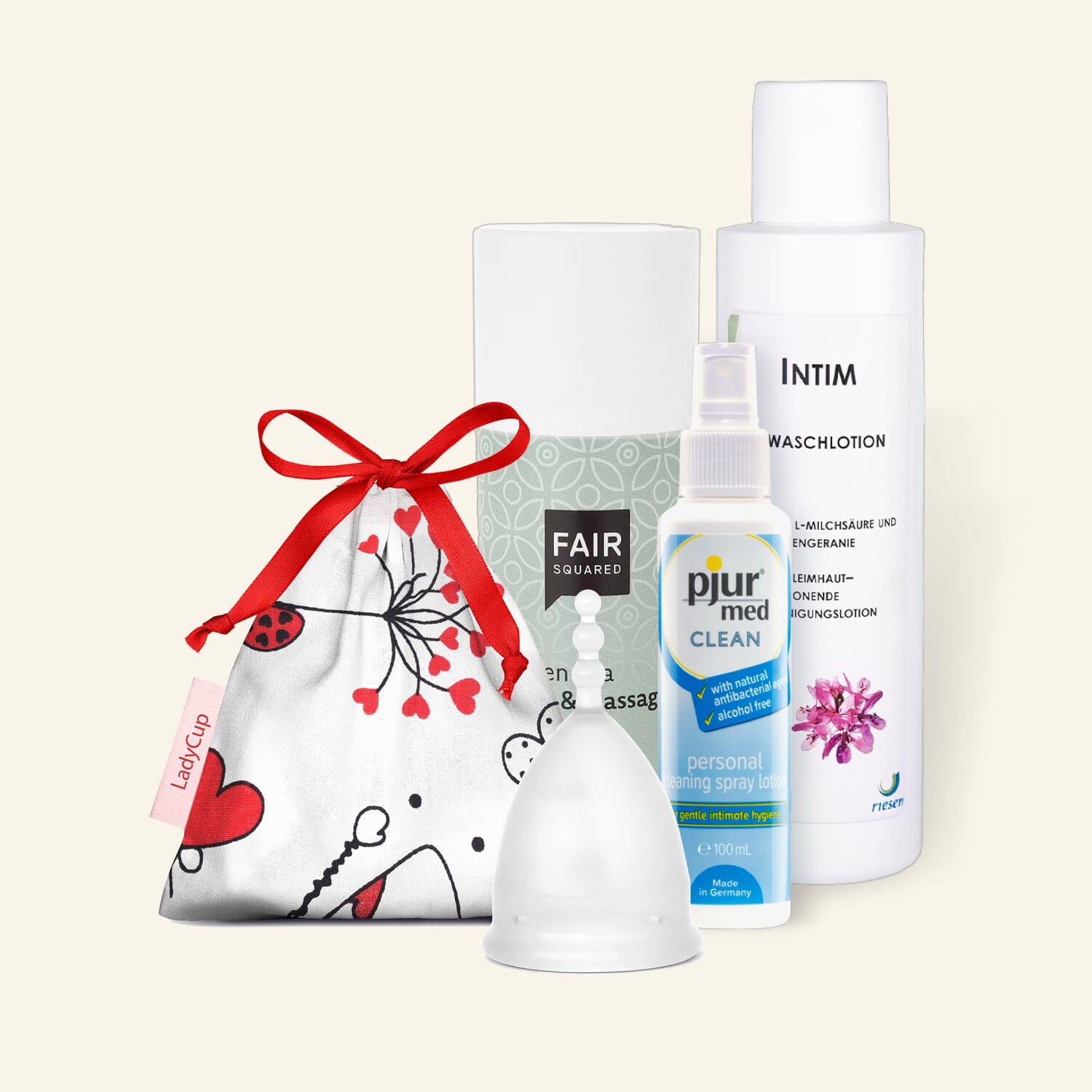 Ladycup Small All Inclusive Paket Cups Ladyplanet CH Transparent