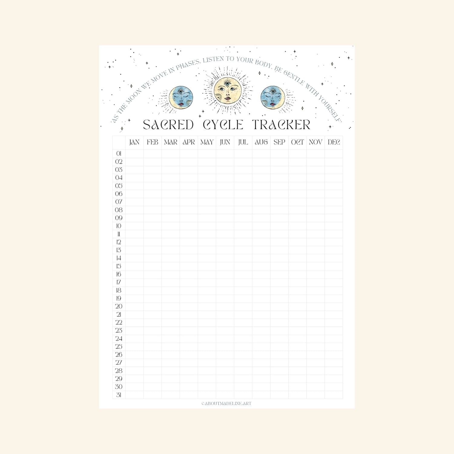 Mondkalender 2025 von about madeleine art Buch Ladyplanet CH