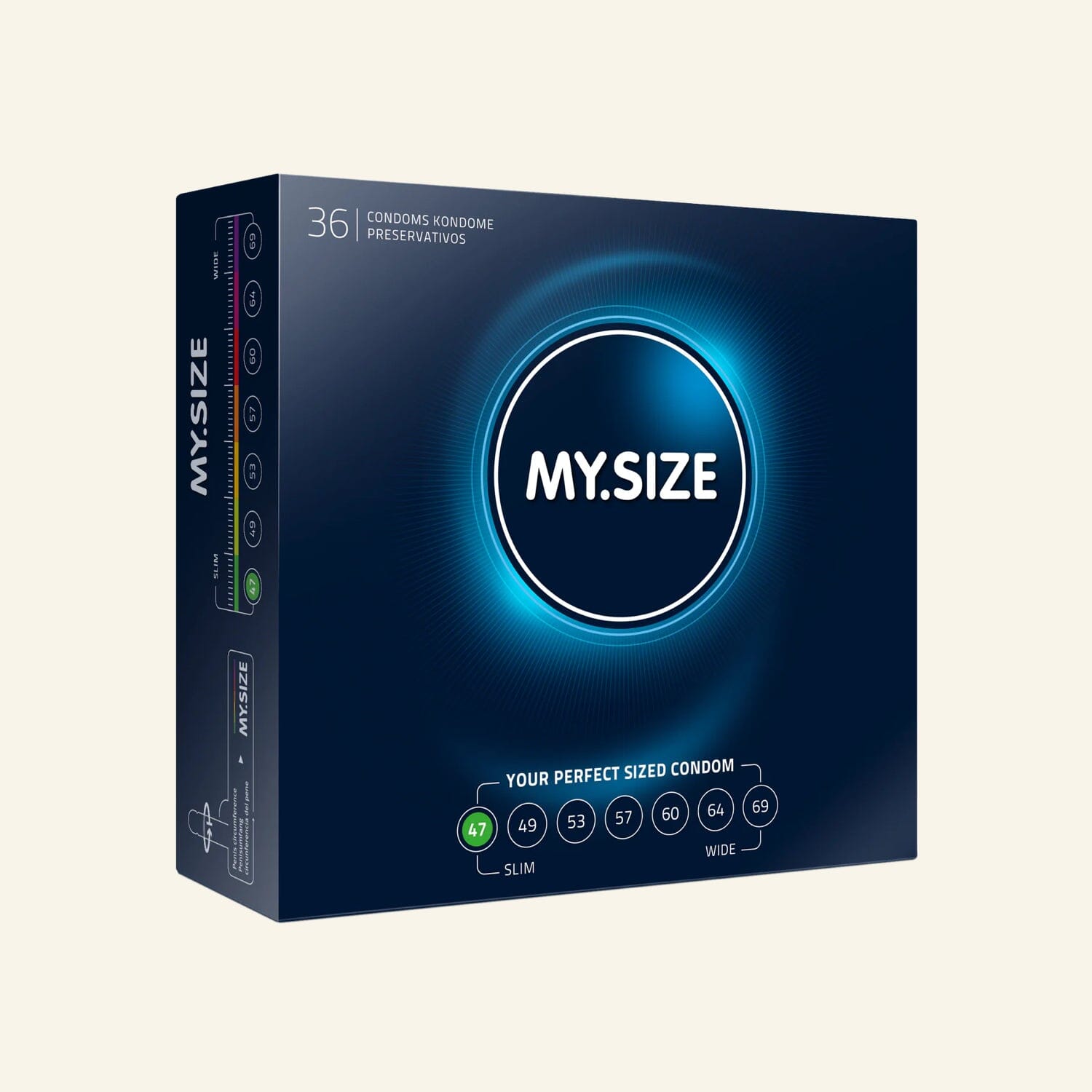 My Size Kondome 36er Packung Kondom Ladyplanet CH 47