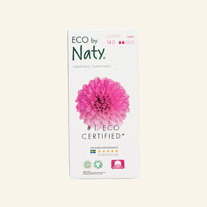 Naty kompostierbare Tampons Menstruations Zubehör Ladyplanet CH Naty Tampons REGULAR - 18 Stück