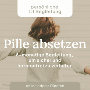 Pille absetzen und hormonfrei verhüten 6-monatige 1:1 Begleitung Zykluscomputer Ladyplanet - natürlich Frau sein
