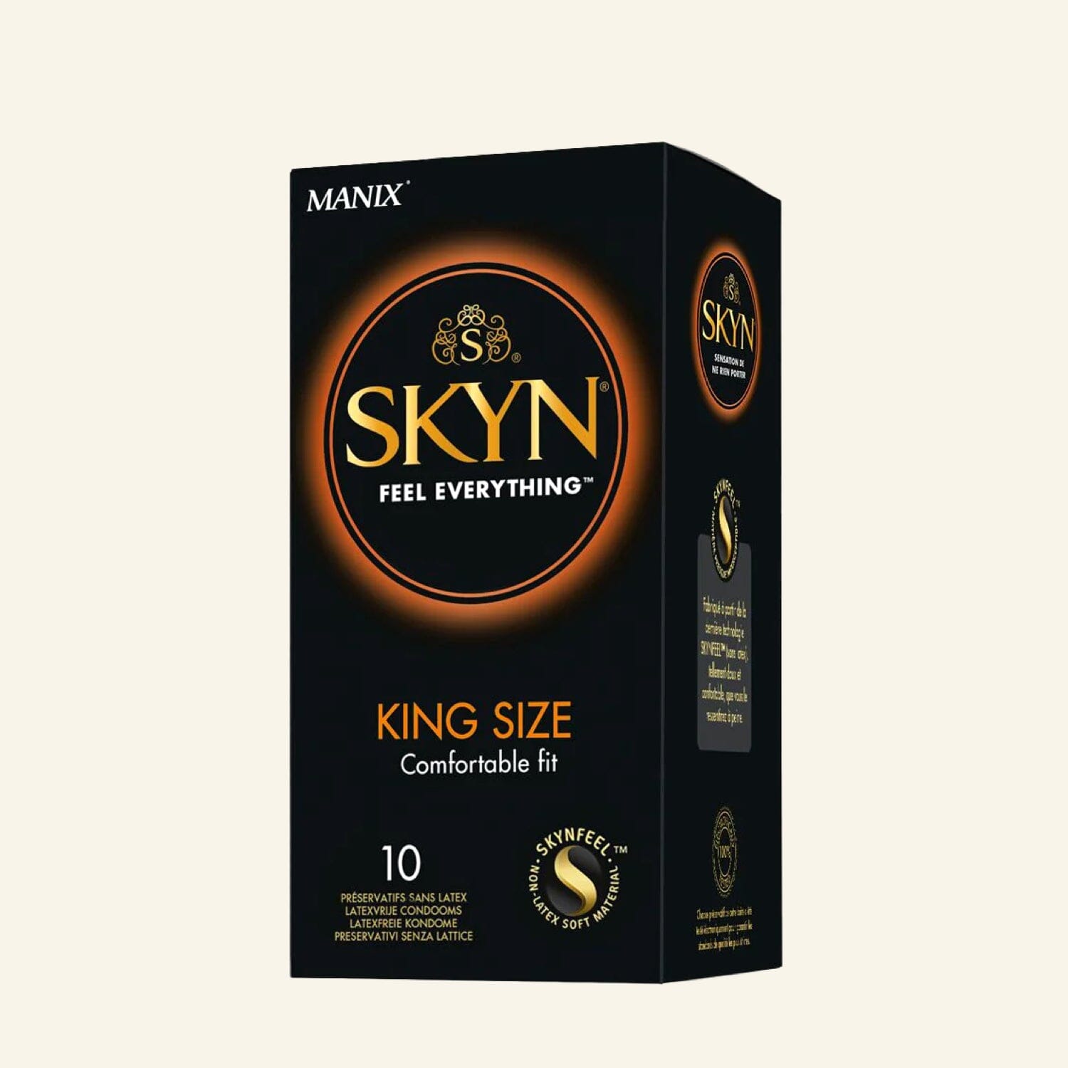SKYN Kondom ohne Latex 10er Packung KING SIZE Kondom Ladyplanet CH