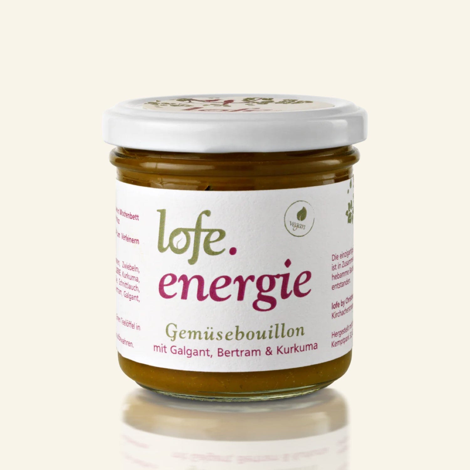 Vegane Kraft Bouillon für Blutaufbau Nahrungsergänzung Ladyplanet CH