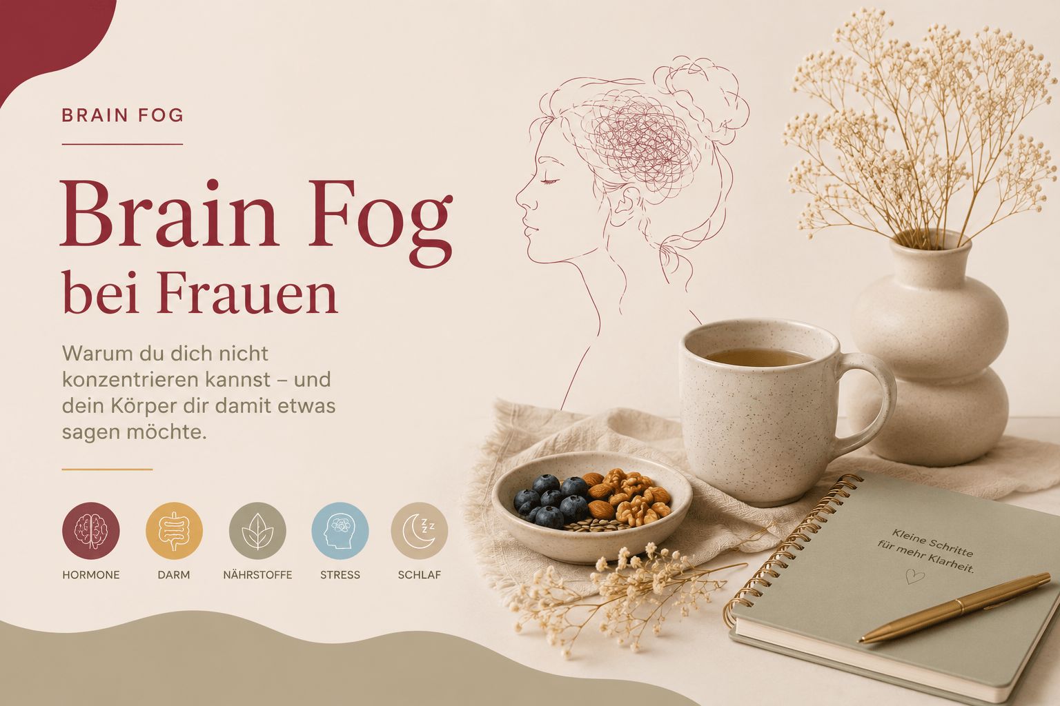 Brain Fog bei Frauen: Warum dein Hirnnebel vielleicht mehr mit Hormonen zu tun hat, als du denkst