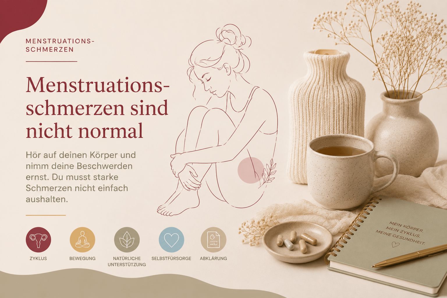 Menstruationsschmerzen sind nicht normal – auch wenn wir gelernt haben, sie auszuhalten