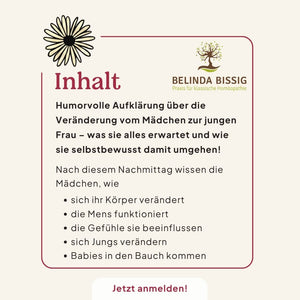 05.11.2025 Aufklärung für Mädchen 9-12, Seedorf UR Kurs Ladyplanet 