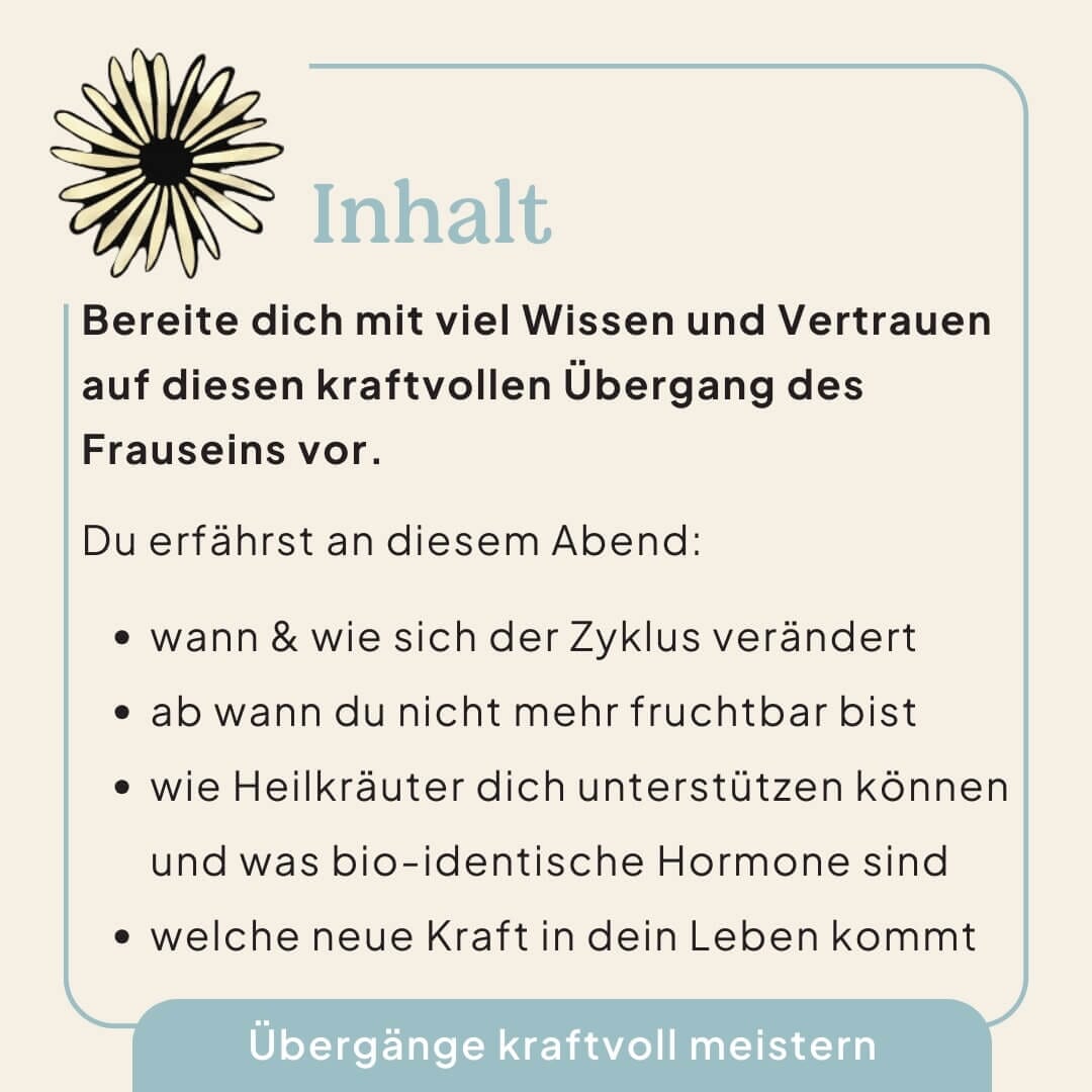 07.04.2026 Wechseljahre, online Kurs Ladyplanet