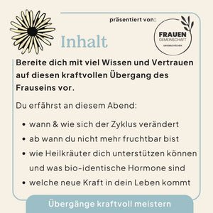 09.04.2026 Wechseljahre, Unterschächen Kurs Ladyplanet 