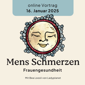 16.01.2025 online Menstruationsschmerzen vs. Endometriose Kurs Ladyplanet 