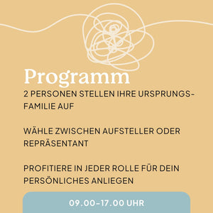 17.05.2025 Familien Aufstellung mit Heidi Steiner Dürnten Kurs Ladyplanet CH 