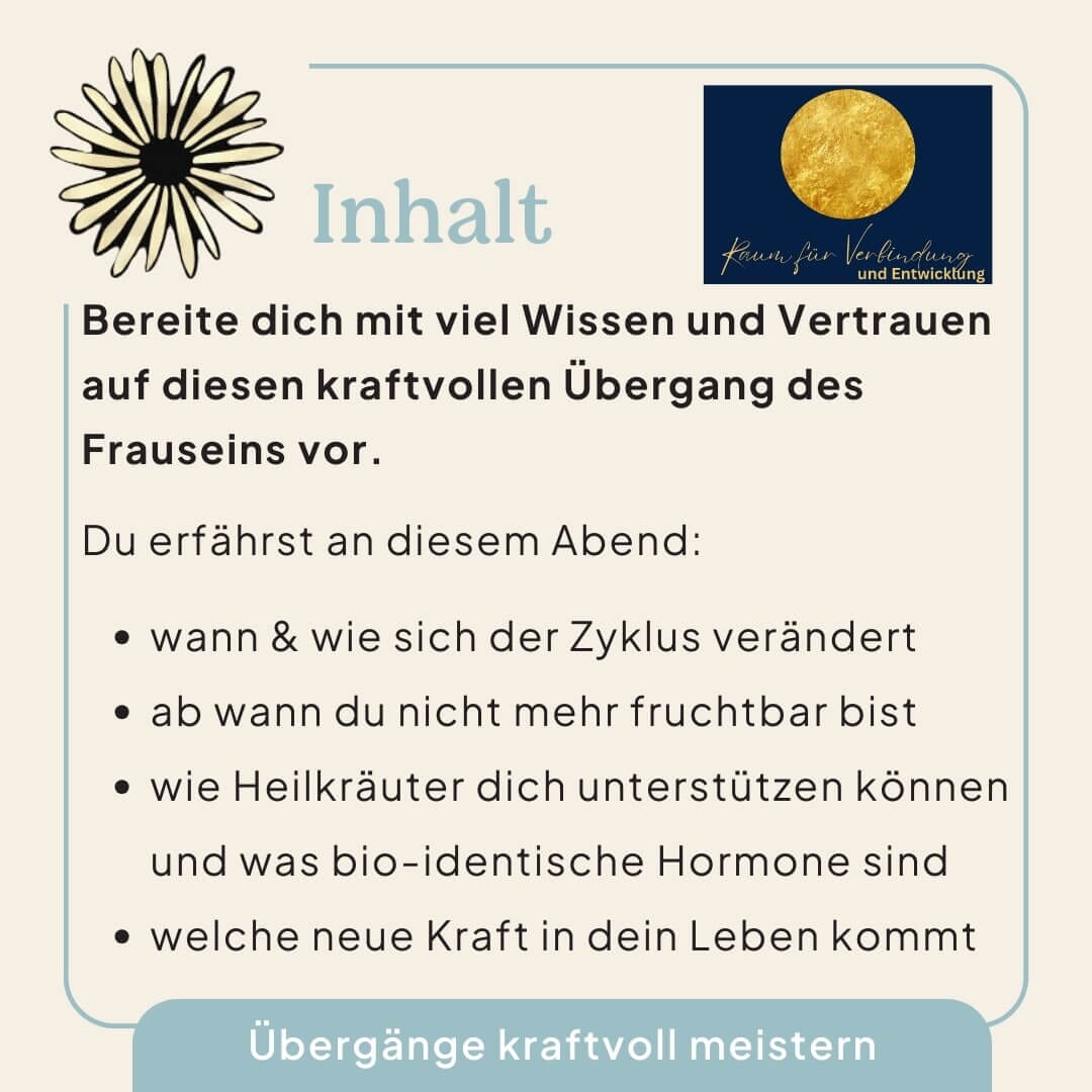 18.11.2025 Wechseljahre, Wetzikon Kurs Ladyplanet 