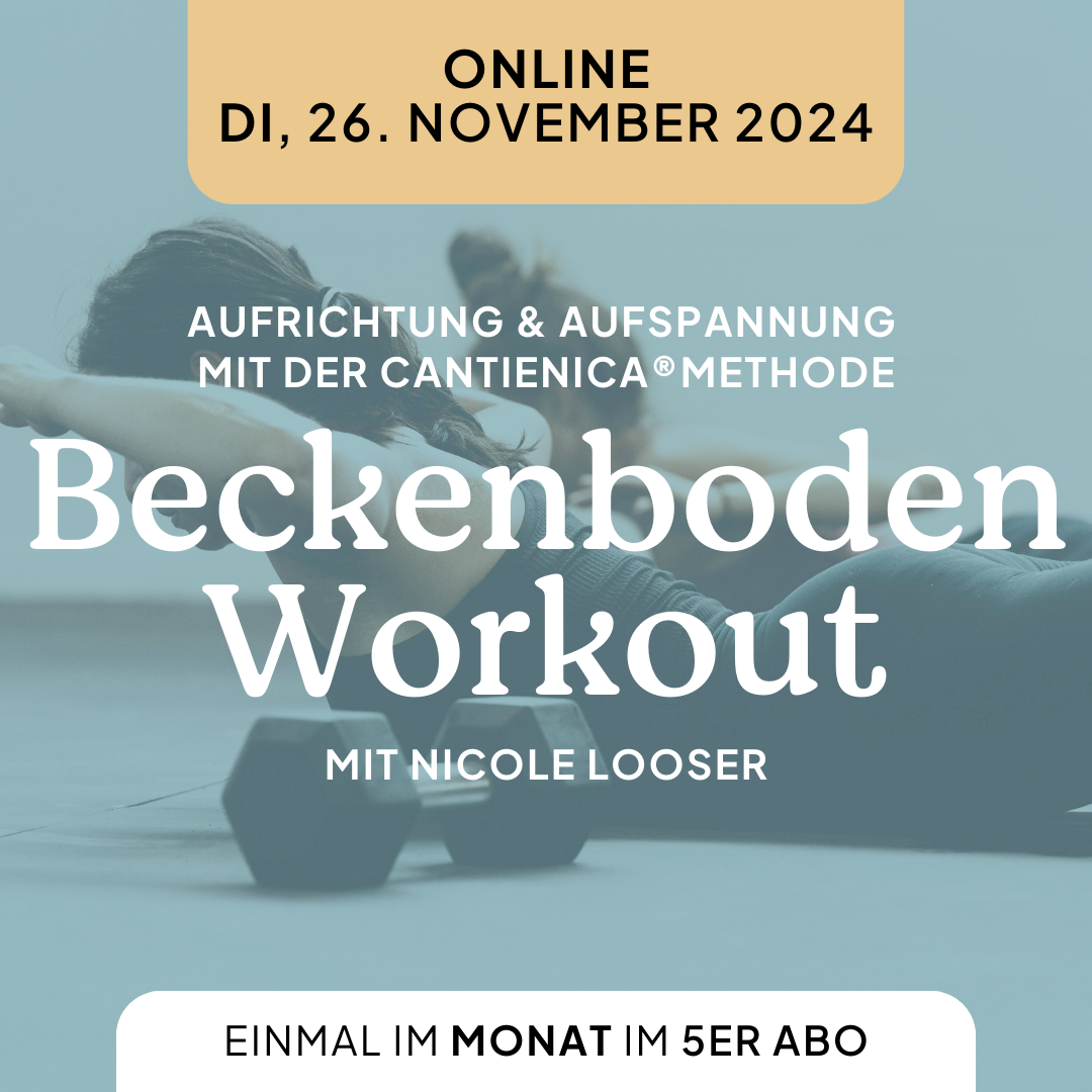 26.11.2024 Online Beckenboden Workout 5er Abo