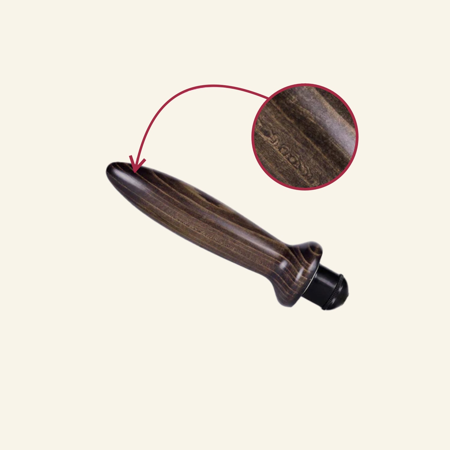 Holz Vibrator Anal Zauberplug