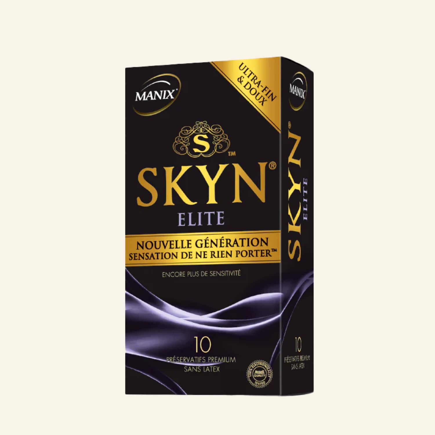 SKYN Kondom ohne Latex 10er Packung ELITE ultra fein