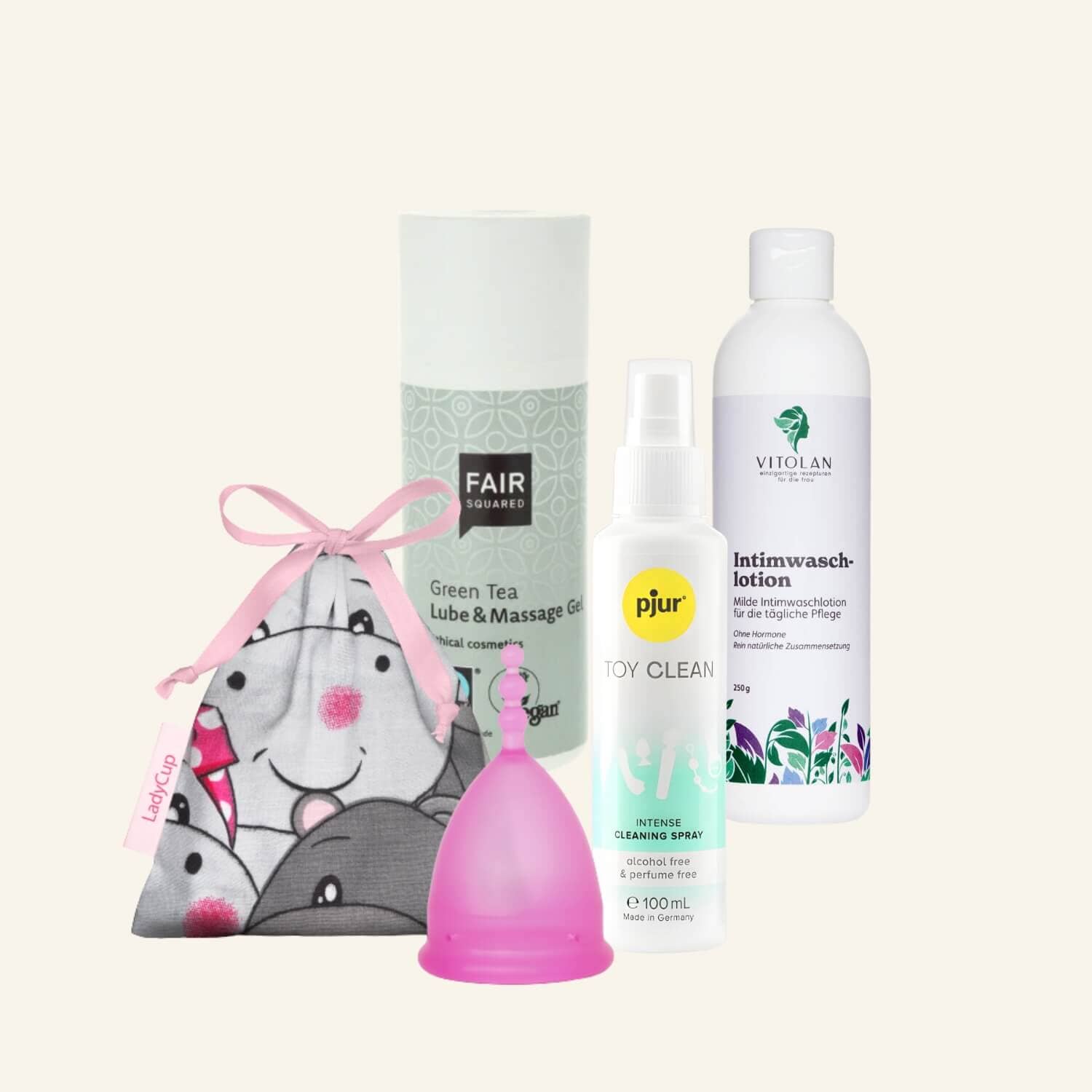 Ladycup Small All Inclusive Paket Cups Ladyplanet CH Pink 