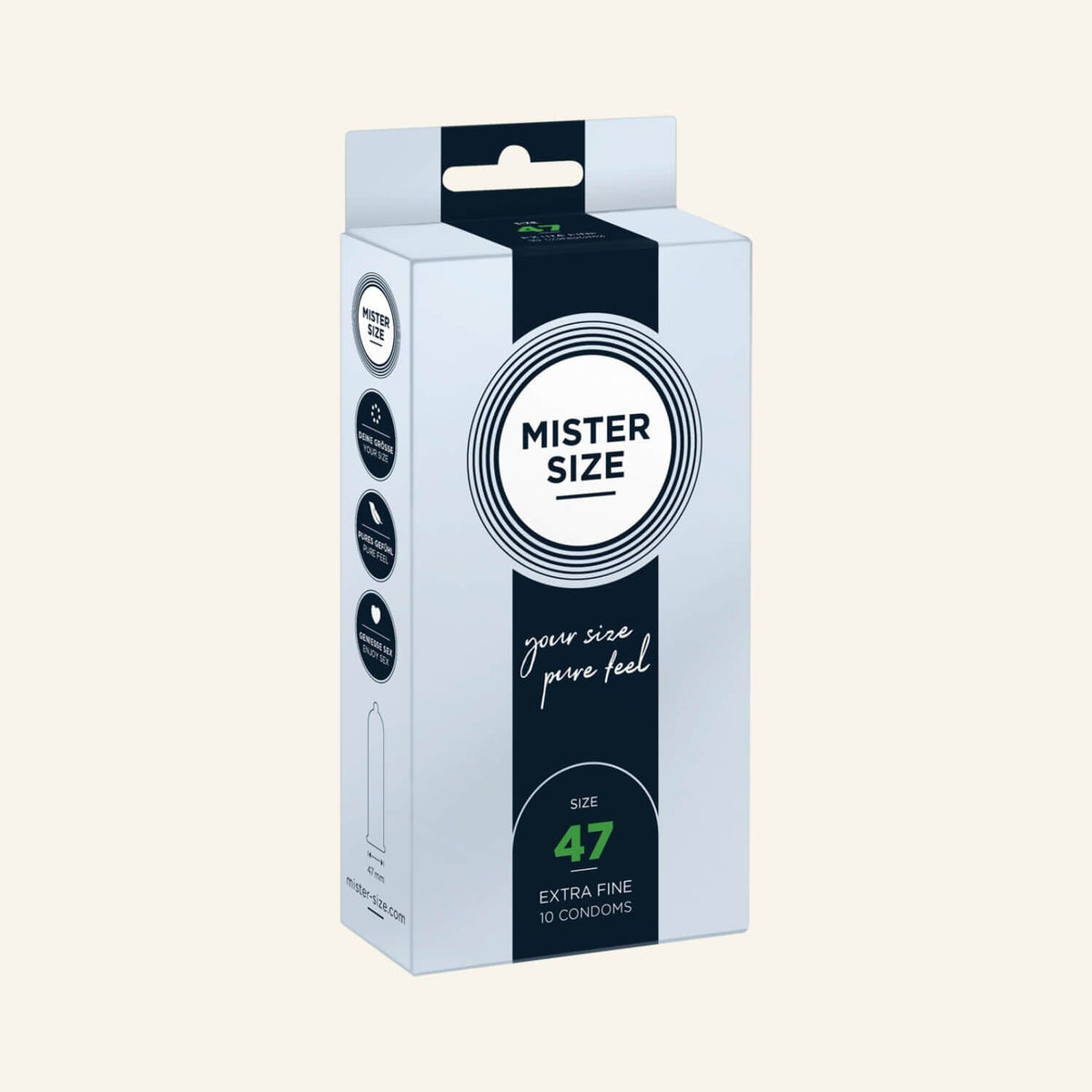 Mister Size Kondome 10er Packung Kondom Ladyplanet CH 