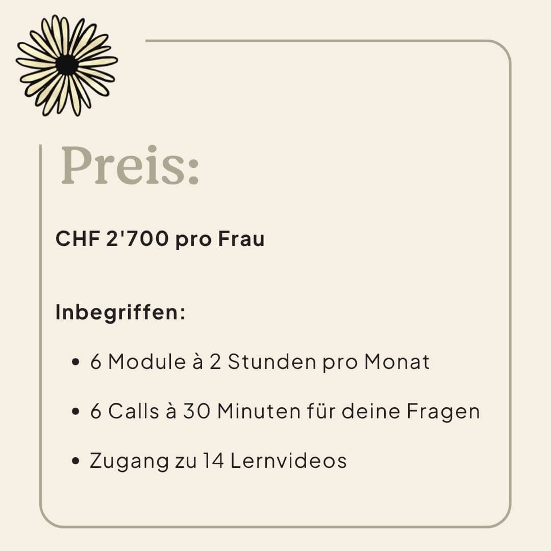 Pille absetzen und hormonfrei verhüten 6-monatige 1:1 Begleitung Zykluscomputer Ladyplanet - natürlich Frau sein 